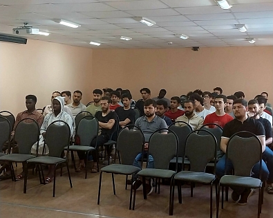 Foreign students met with a representative of the Migration Department of the Ministry of Internal Affairs